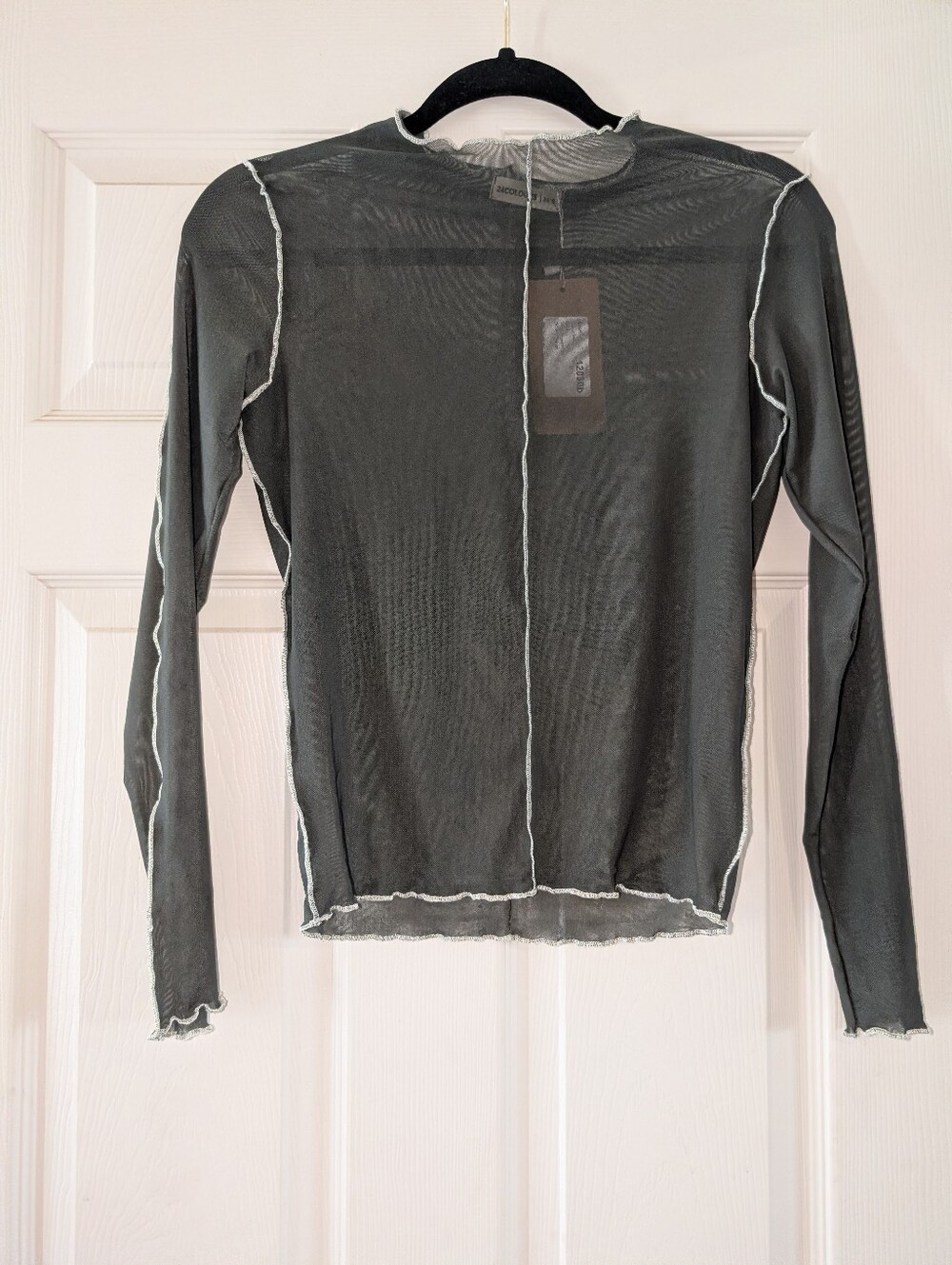Mesh Layering Top Green